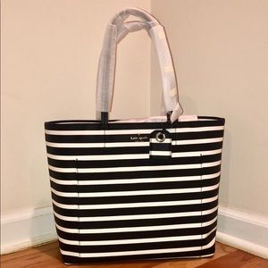 Kate Spade Hyde Lane Riley Black & White Bag